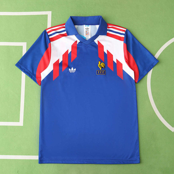 Maillot France 1990 Domicile Rétro — Pièce de Collection