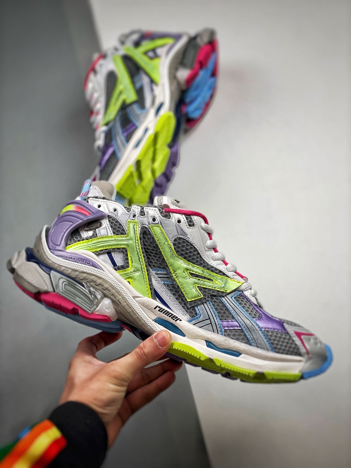 Sneakers Runner 'Violet Multicolore'