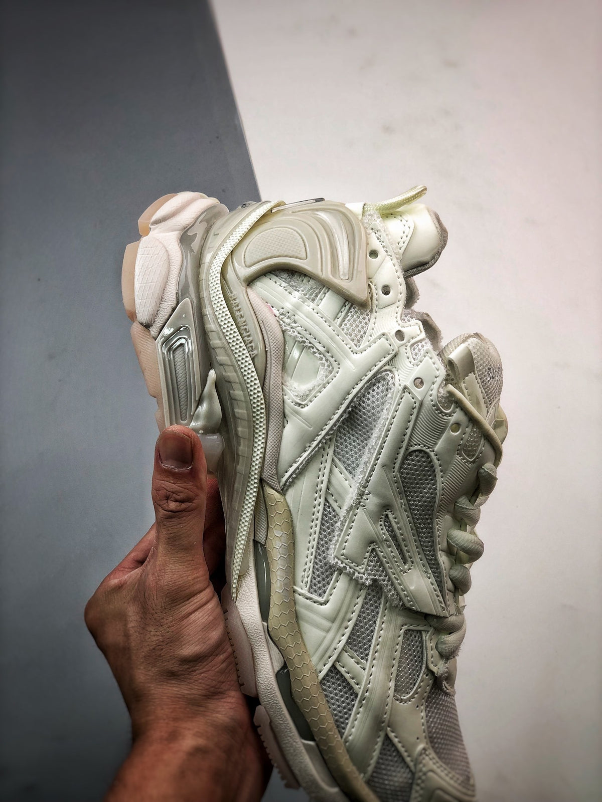 Sneakers Runner 'Blanc Phosphorescent'