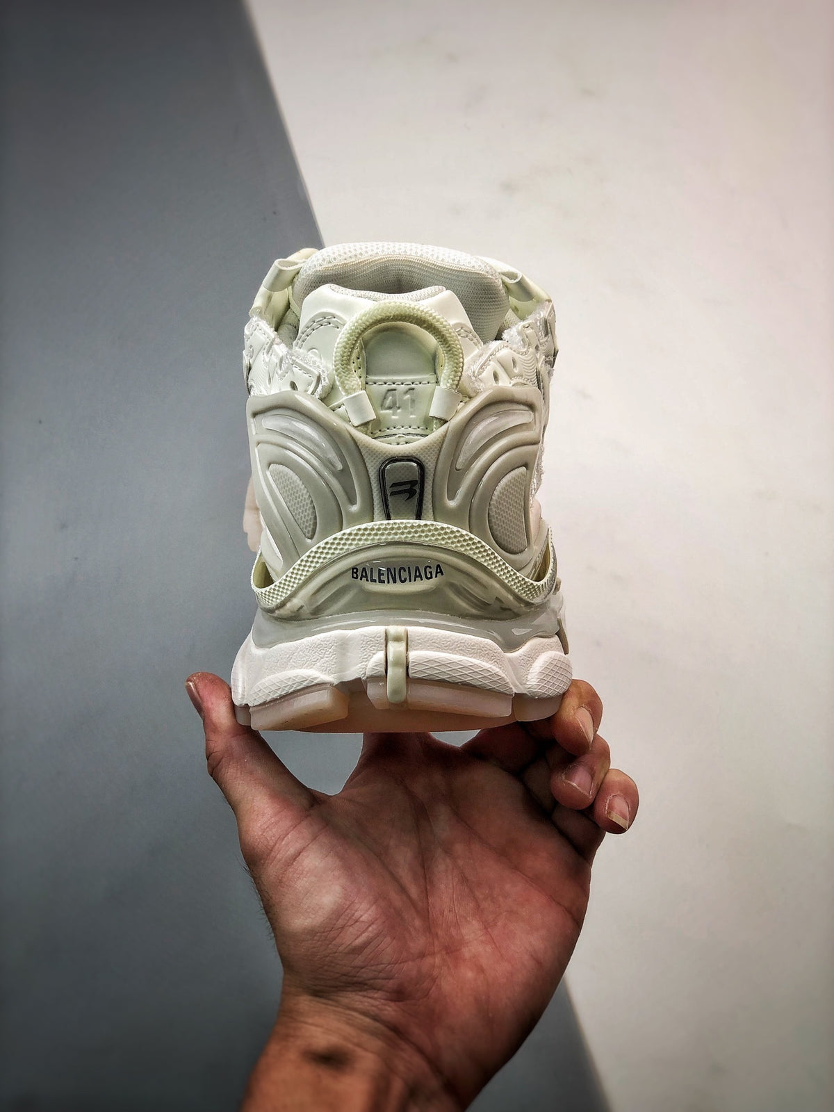 Sneakers Runner 'Blanc Phosphorescent'
