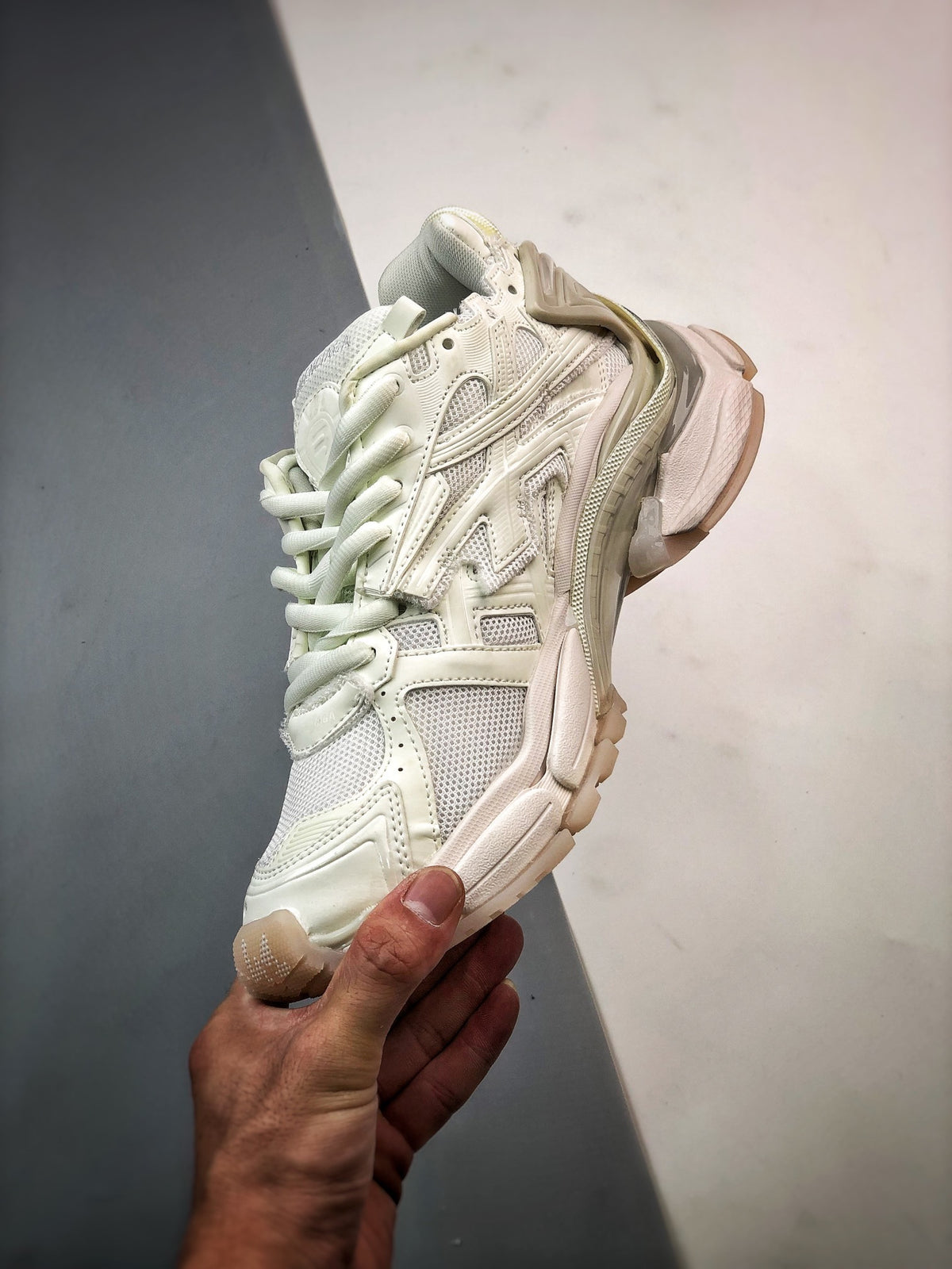 Sneakers Runner 'Blanc Phosphorescent'