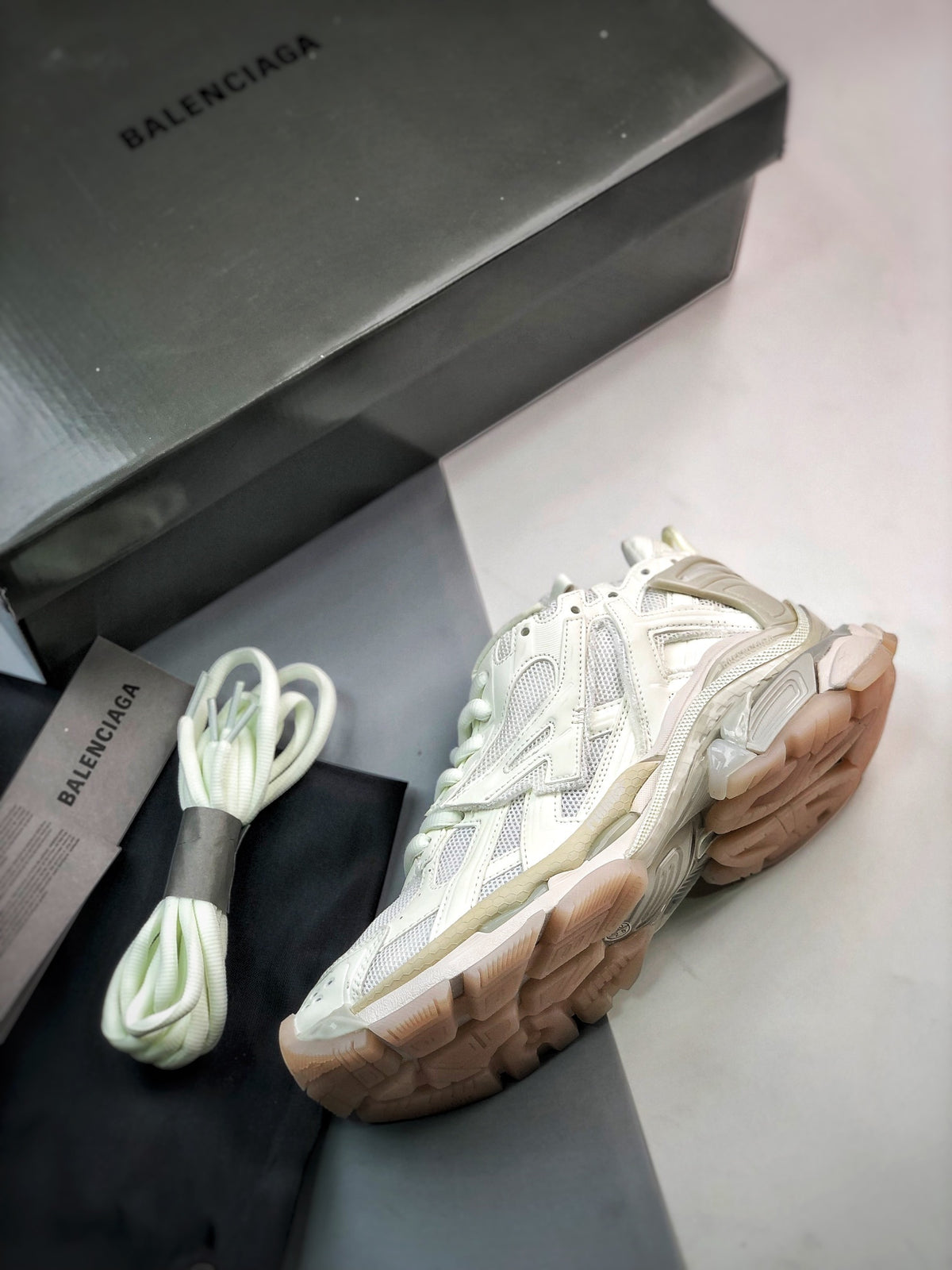Sneakers Runner 'Blanc Phosphorescent'