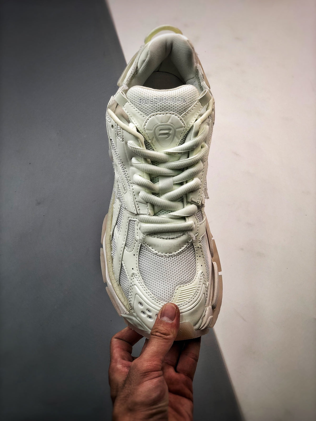 Sneakers Runner 'Blanc Phosphorescent'