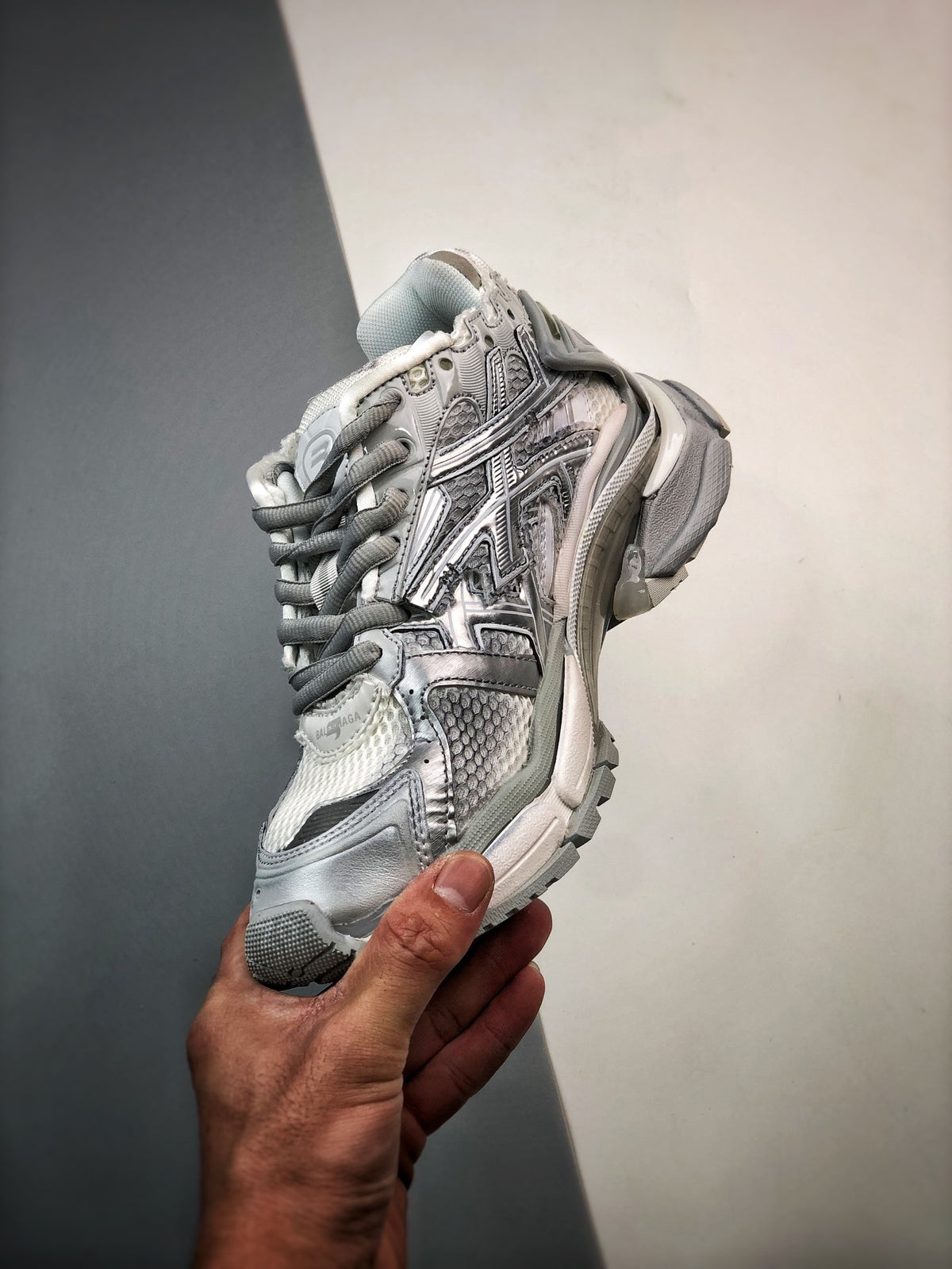 Sneakers Runner 'Argent'