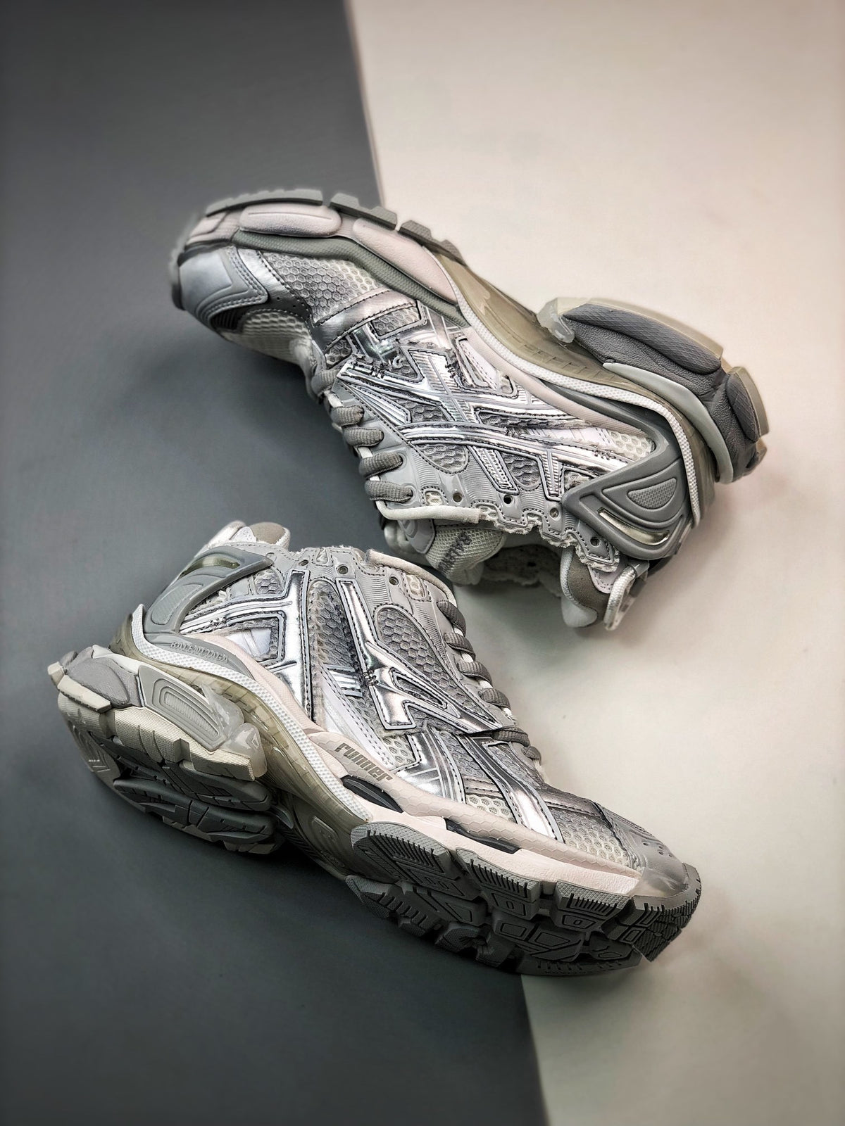 Sneakers Runner 'Argent'