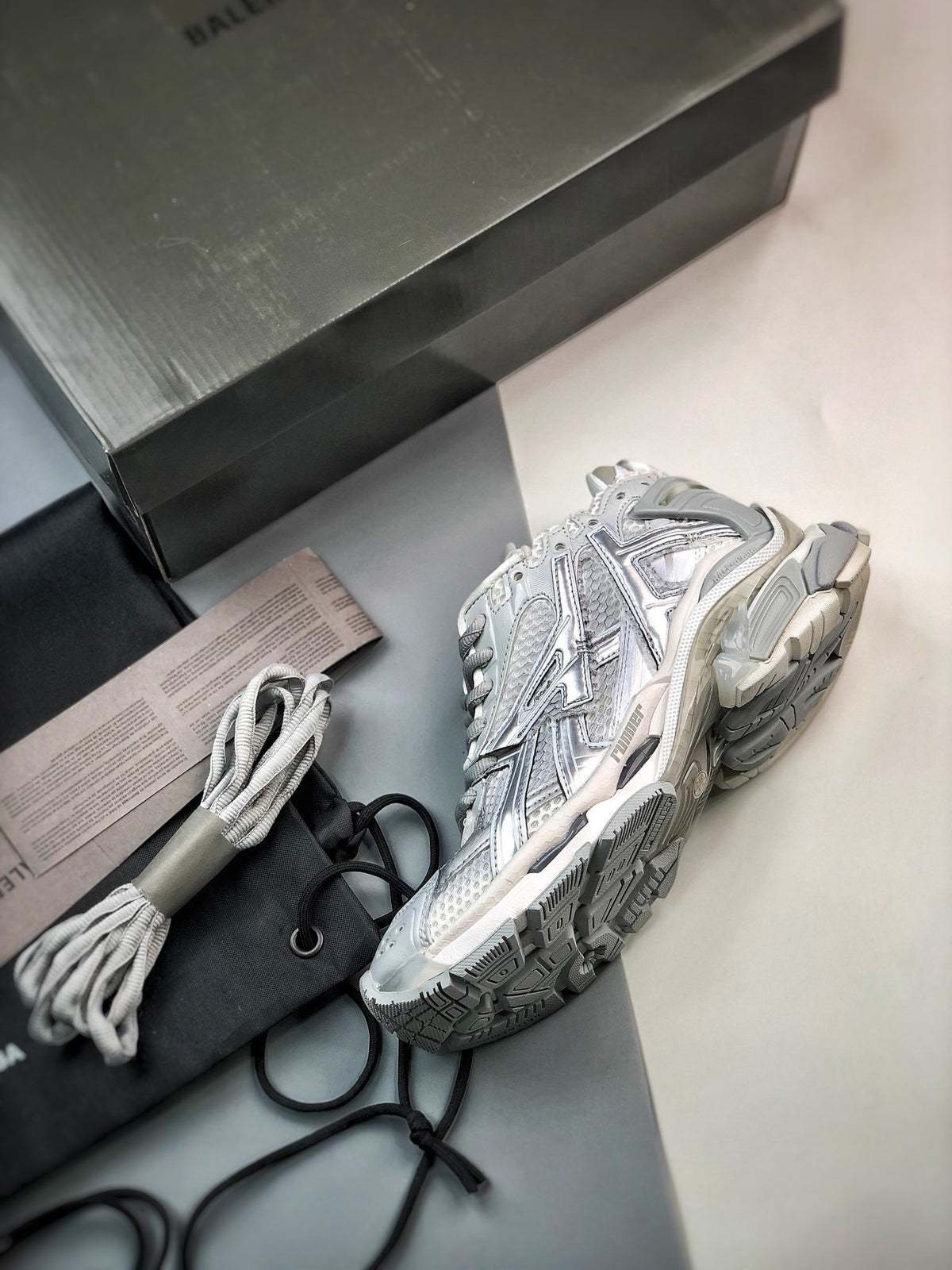 Sneakers Runner 'Argent'
