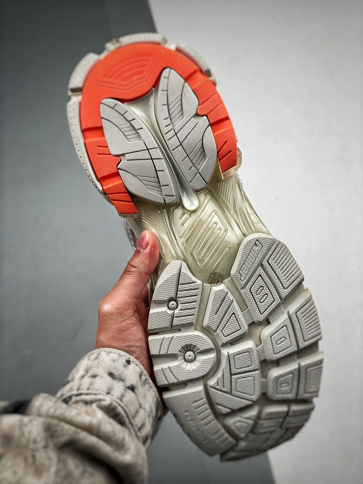 Sneakers Runner 'Blanc Orange'