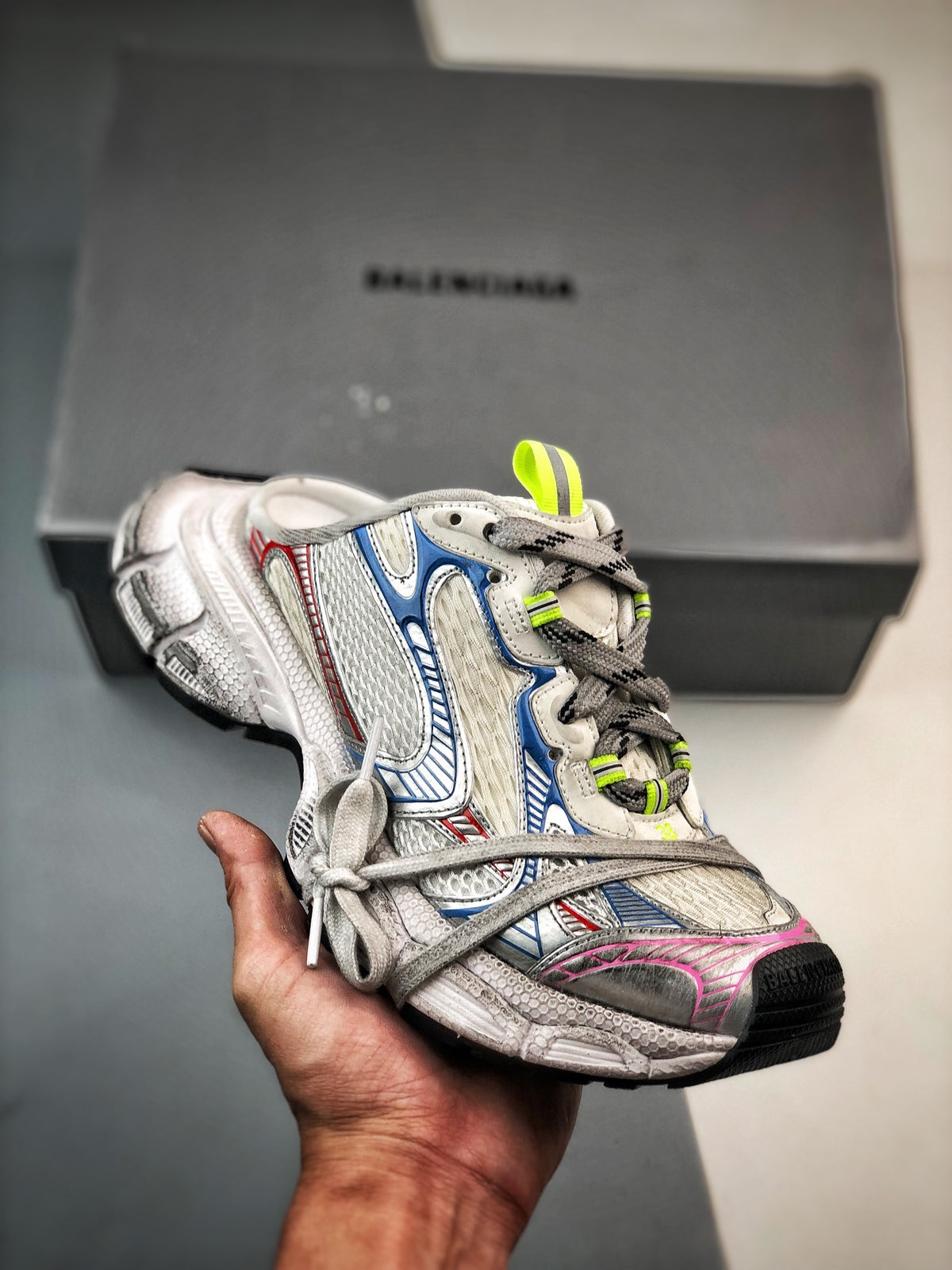 Sneakers 3XL 'Blanc Multicolore'