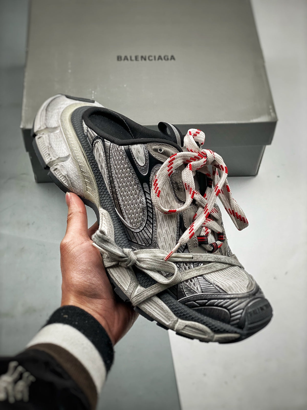 Sneakers 3XL 'Gris Rose Pâle'