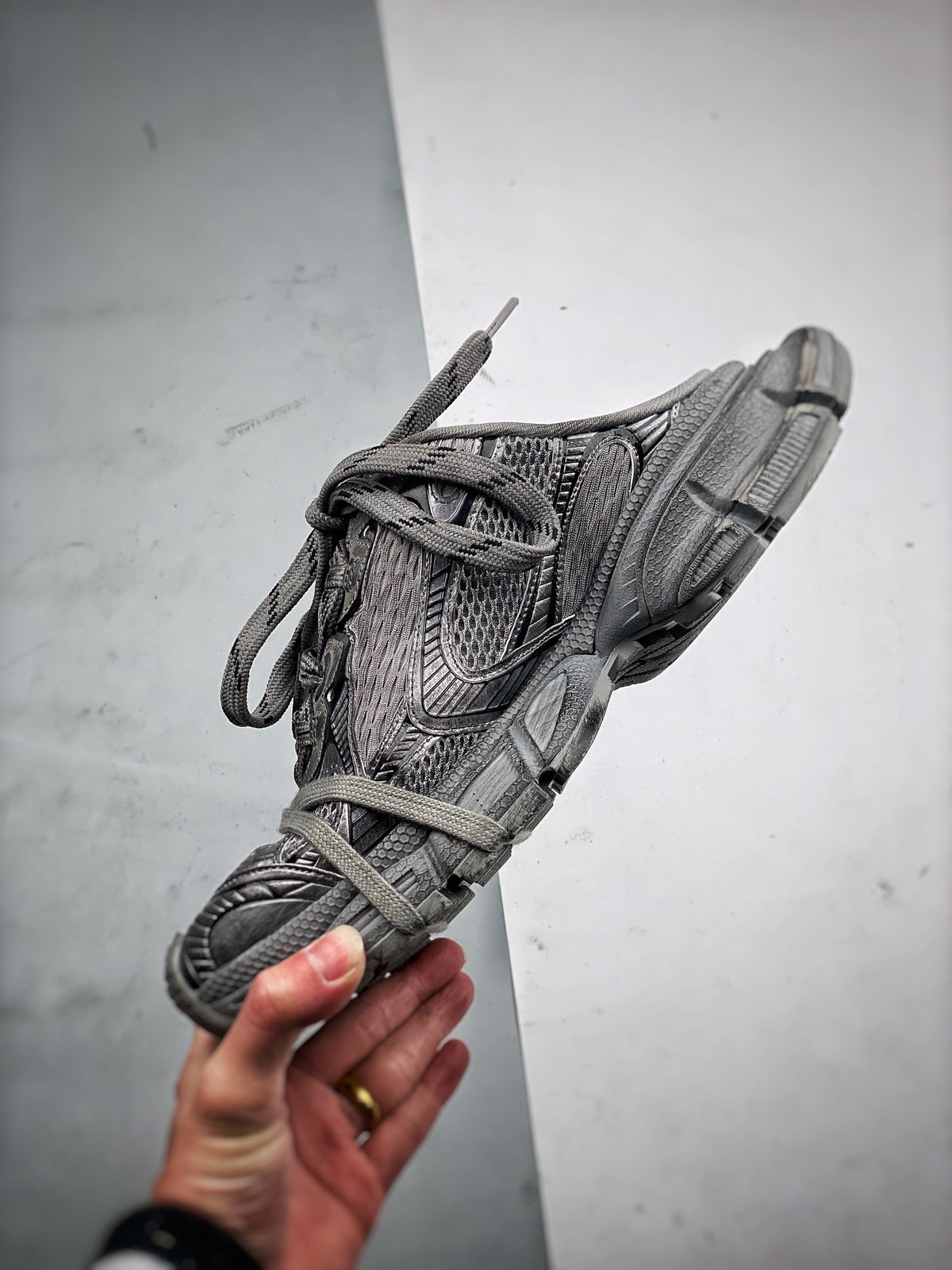 Sneakers 3XL 'Gris Délavé'