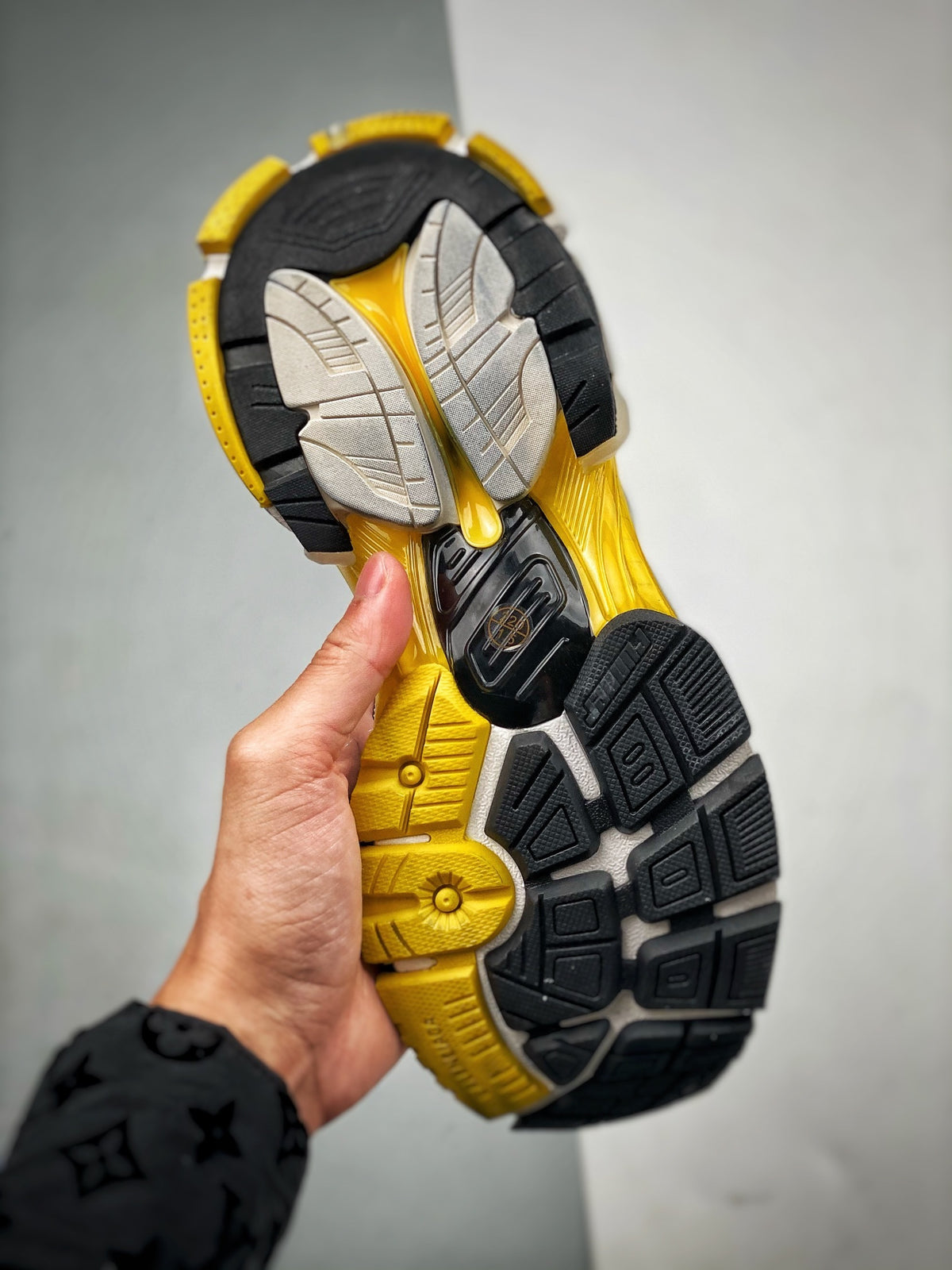 Sneakers Runner 7.5 'Argent Jaune'