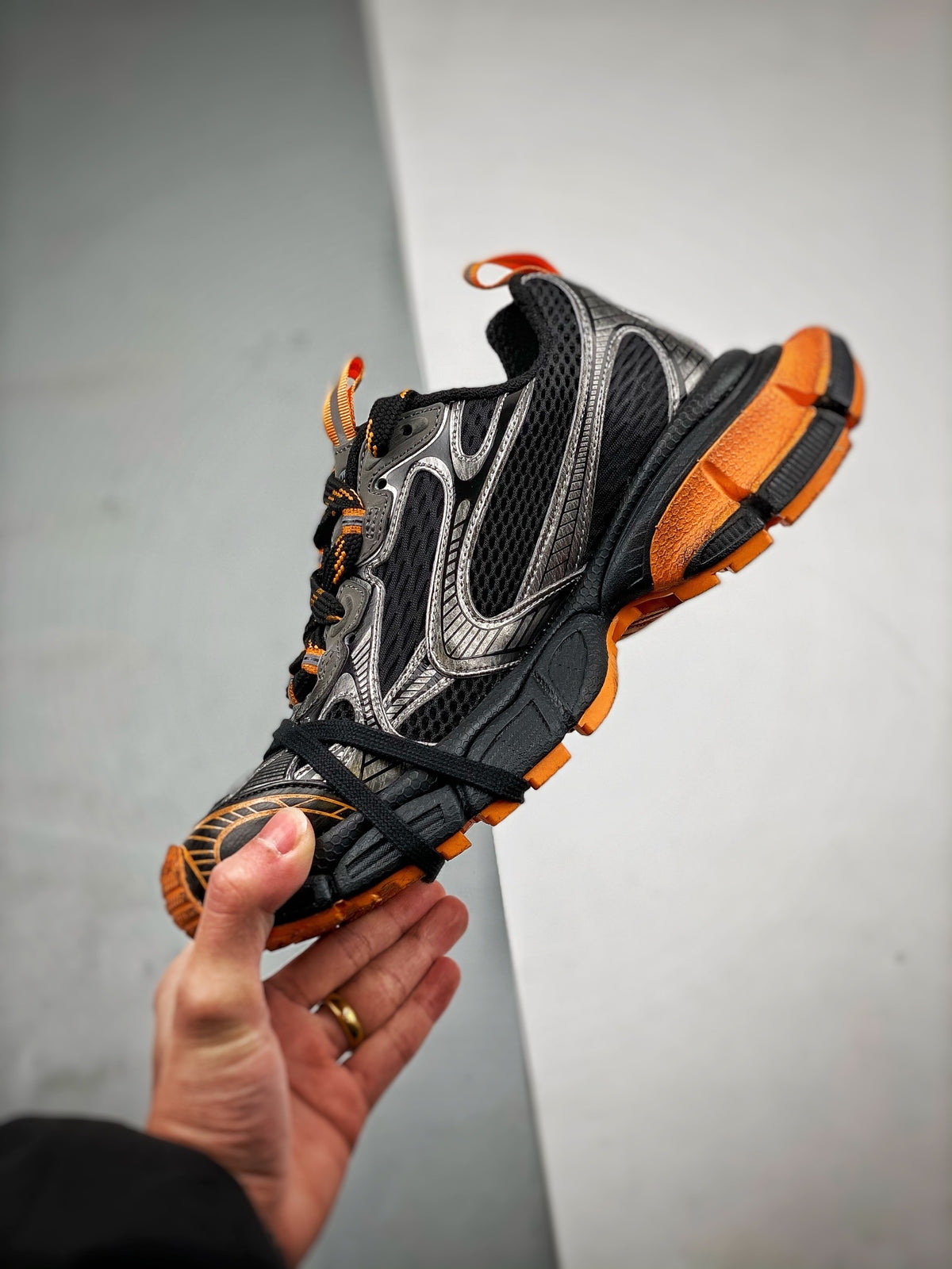 Sneakers 3XL 'Noir Orange'