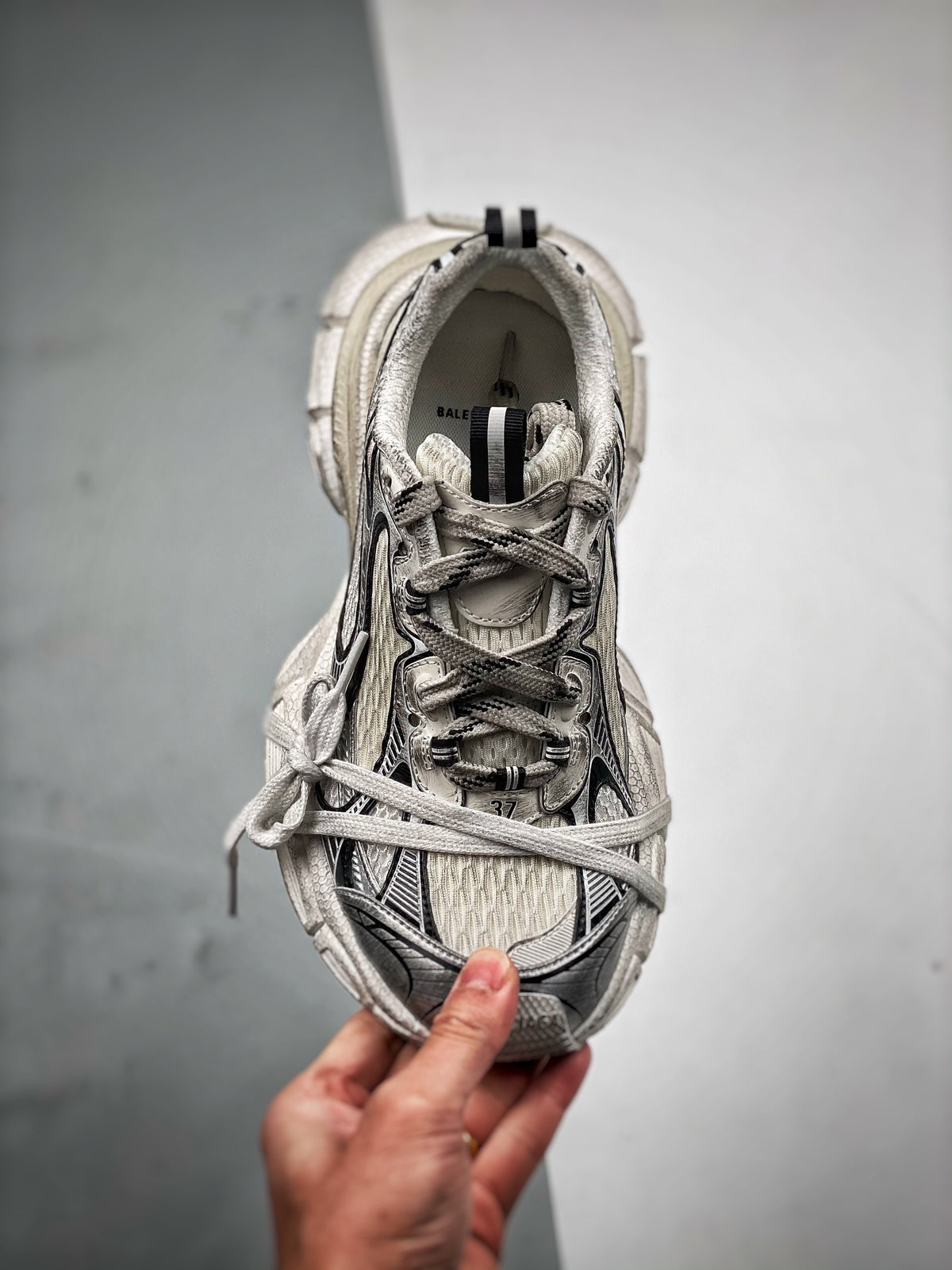 Sneakers 3XL 'Argent Blanc'