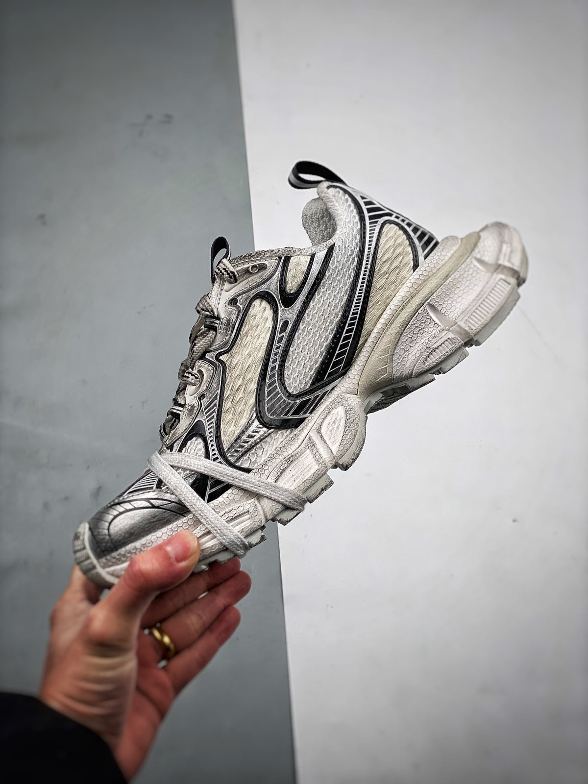 Sneakers 3XL 'Argent Blanc'