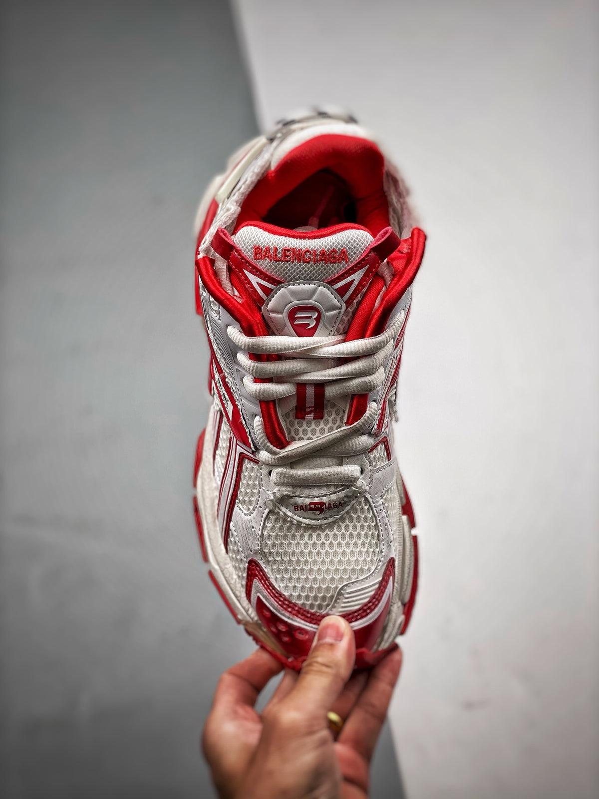 Sneakers Runner 'Blanc Rouge'
