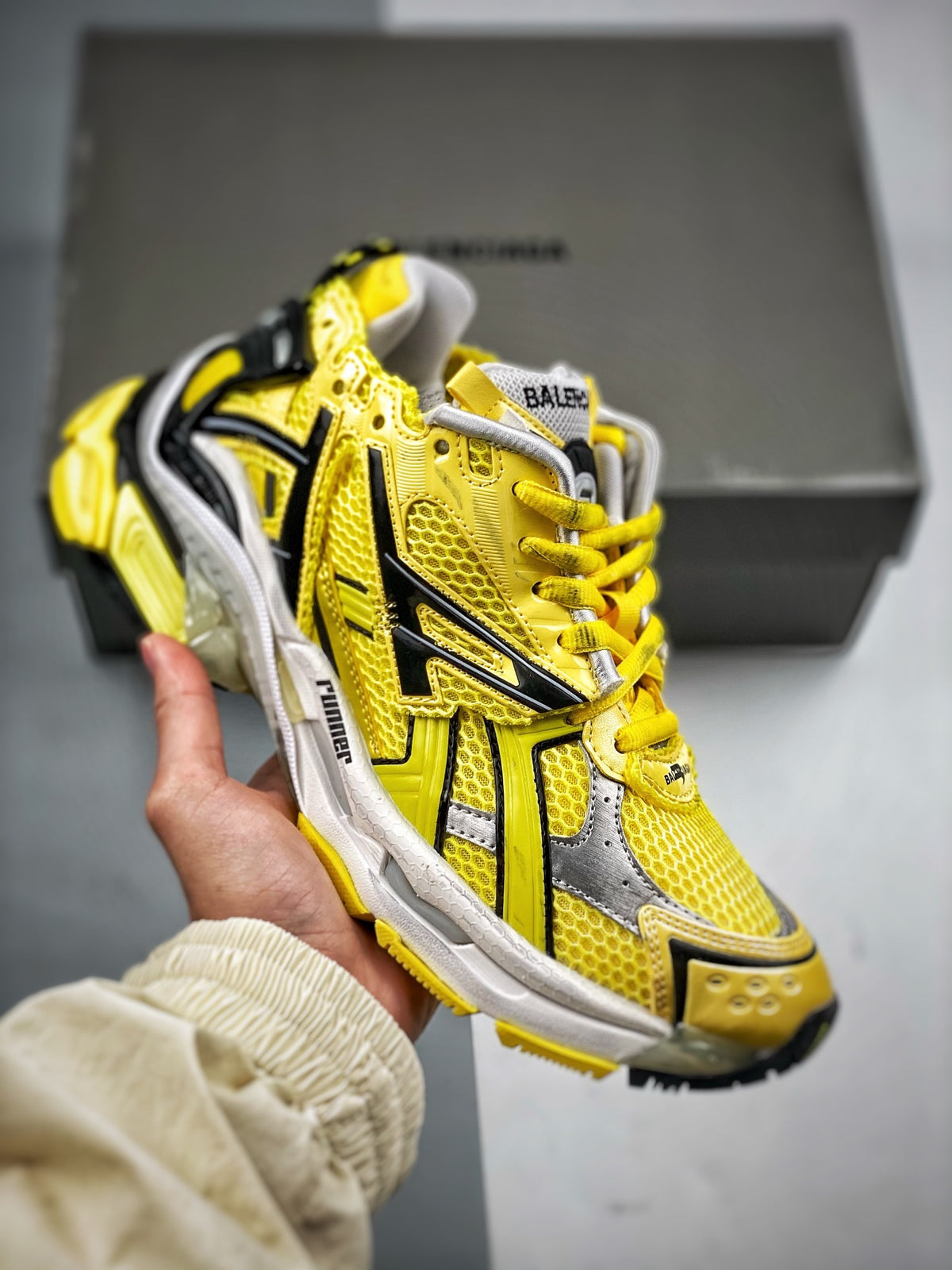 Sneakers Runner 'Jaune Noir'