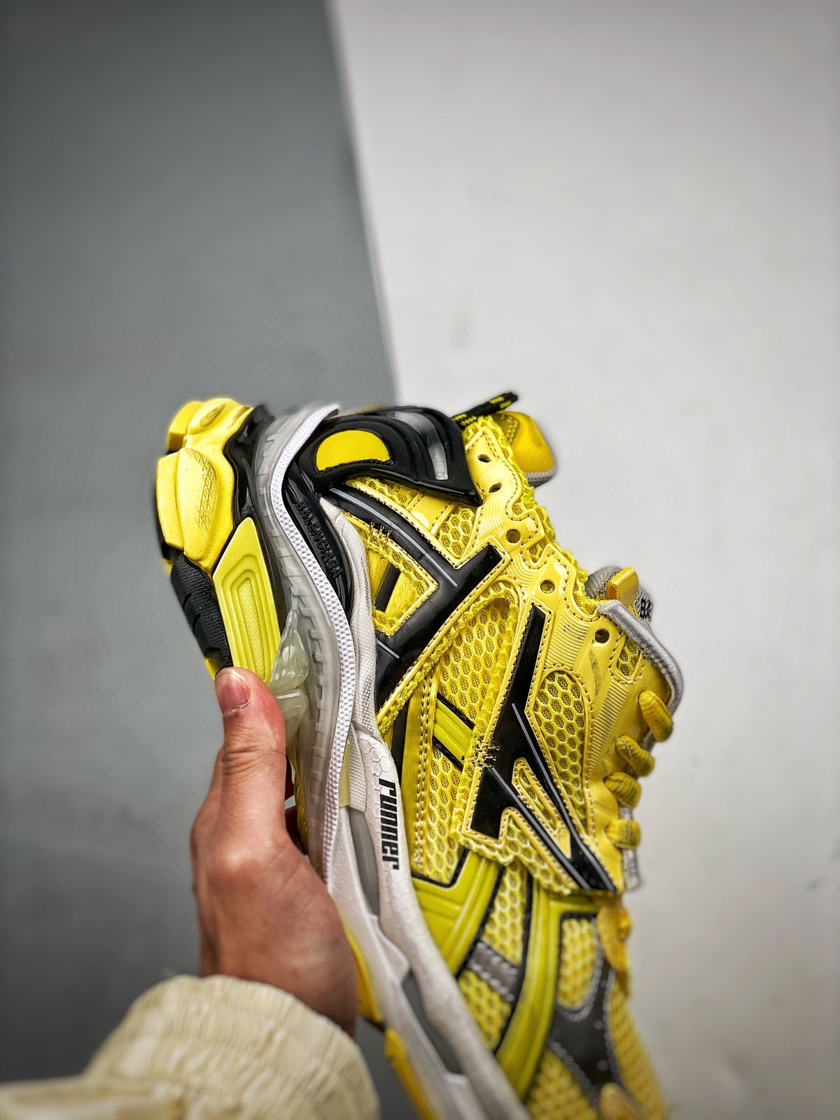 Sneakers Runner 'Jaune Noir'