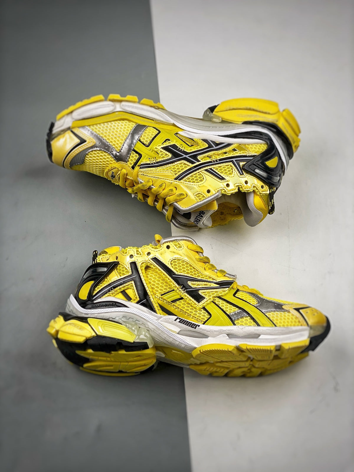 Sneakers Runner 'Jaune Noir'