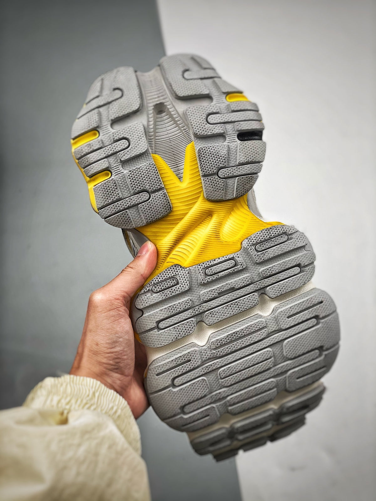 Sneakers Cargo 'Argent Jaune'