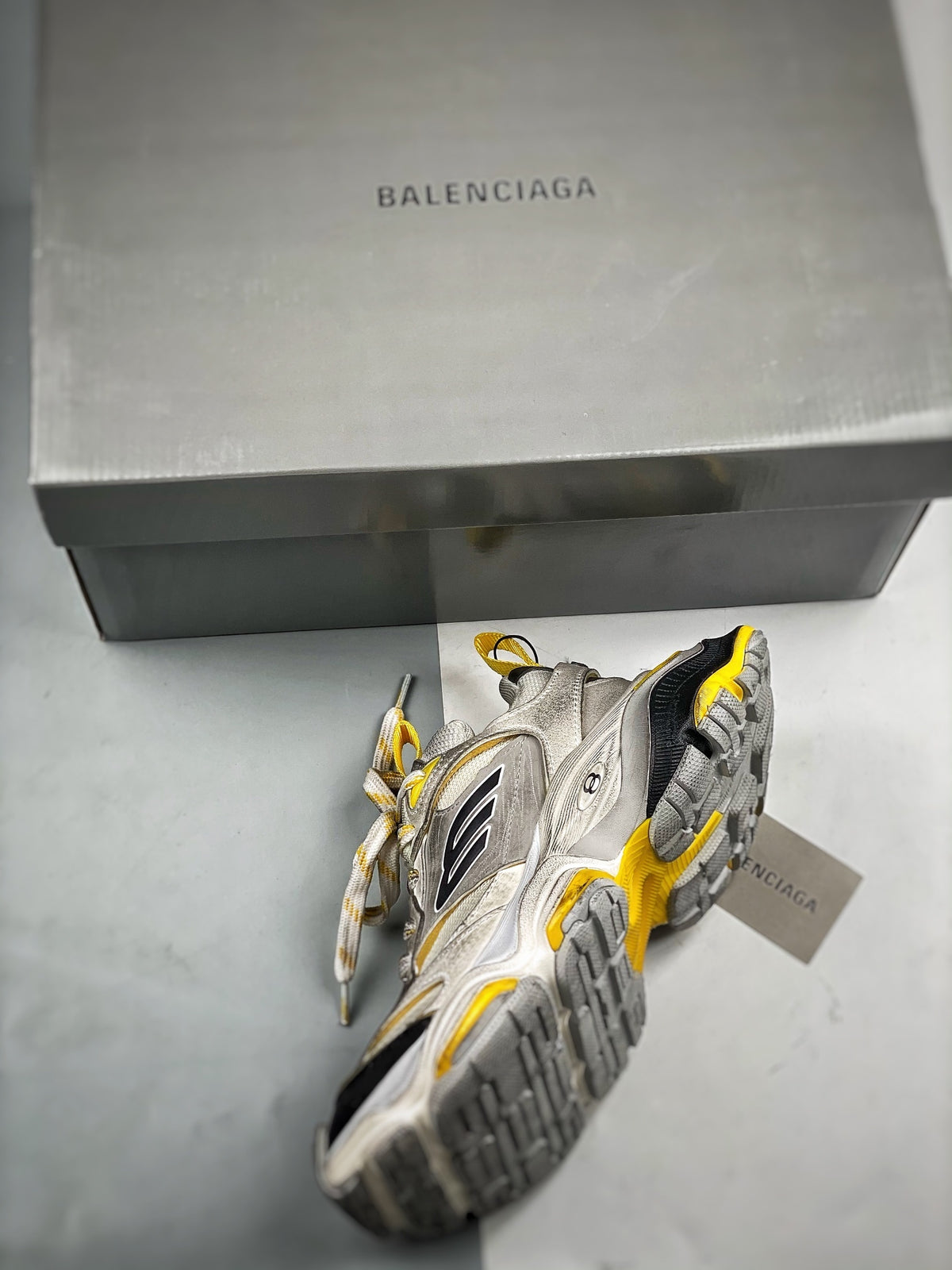 Sneakers Cargo 'Argent Jaune'