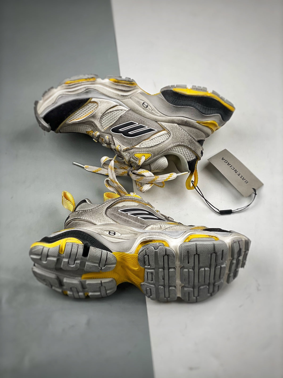 Sneakers Cargo 'Argent Jaune'