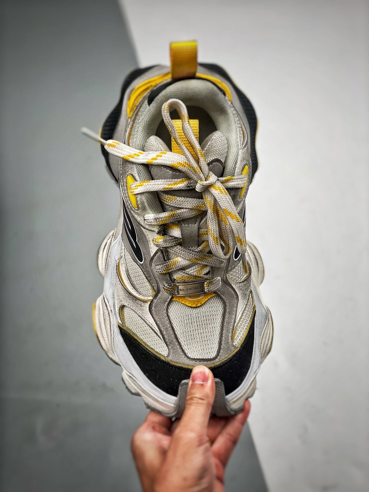 Sneakers Cargo 'Argent Jaune'