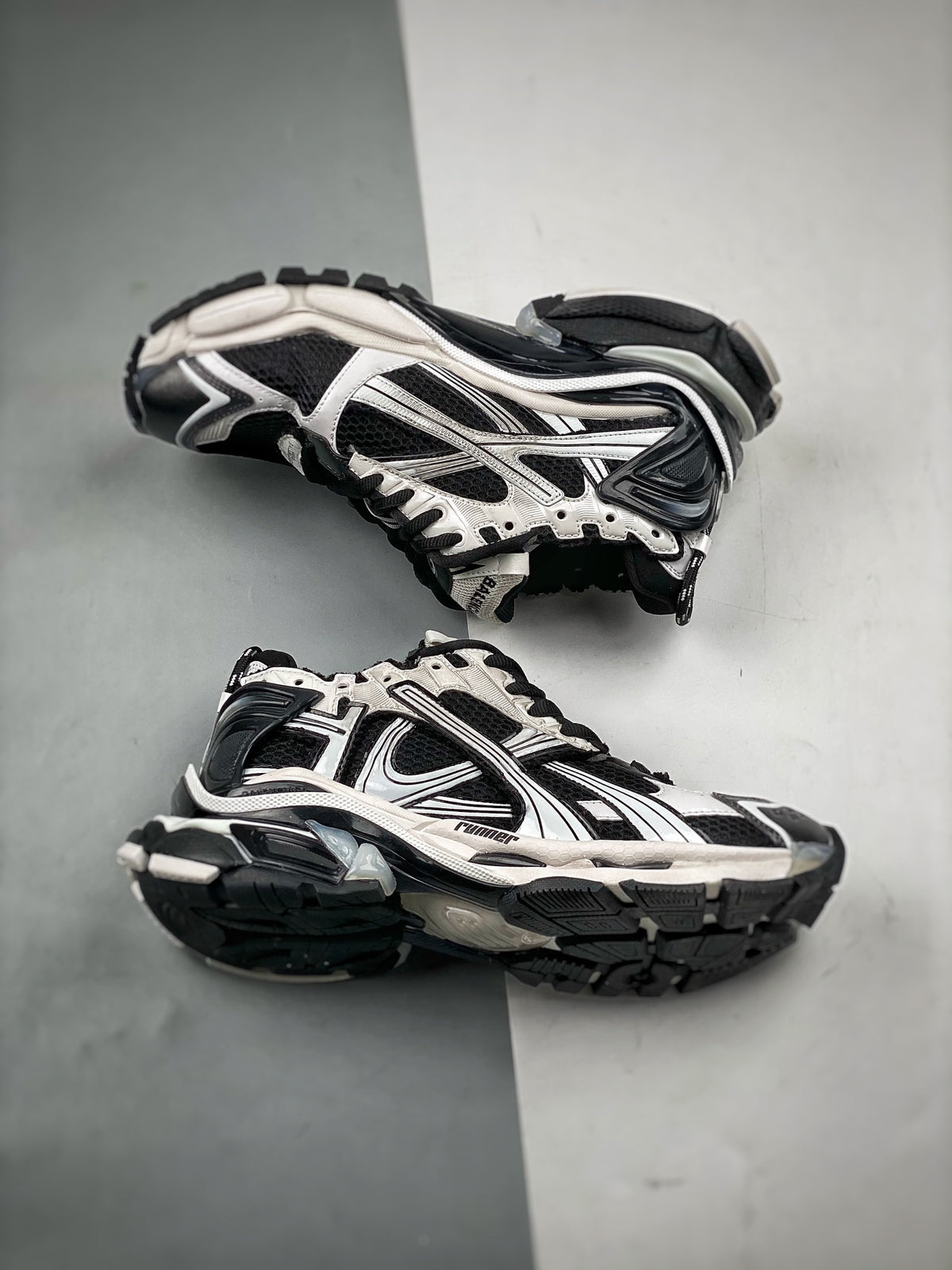 Sneakers Runner 7.5 'Noir Blanc'