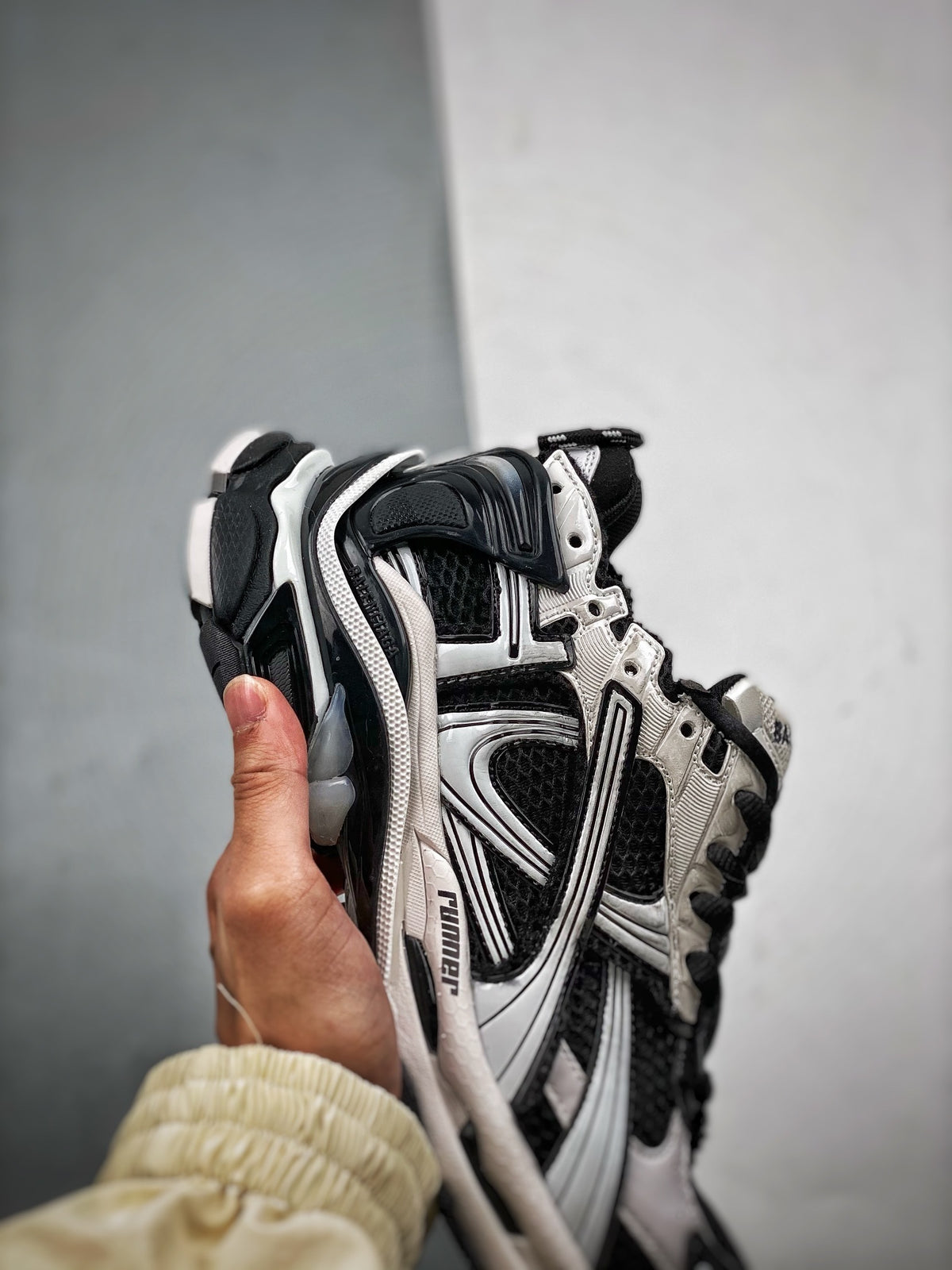 Sneakers Runner 7.5 'Noir Blanc'