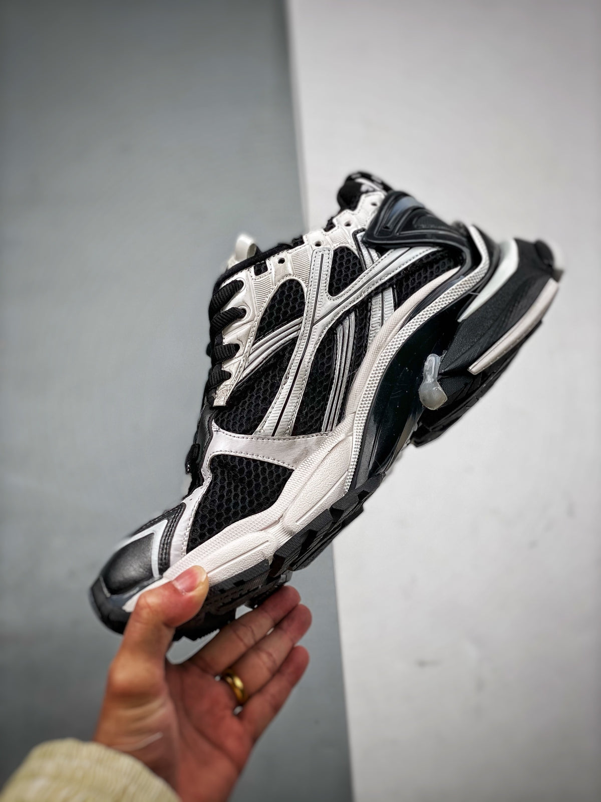 Sneakers Runner 7.5 'Noir Blanc'