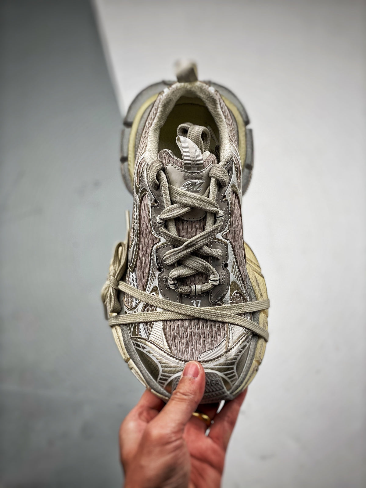 Sneakers 3XL 'Beige Délavé'