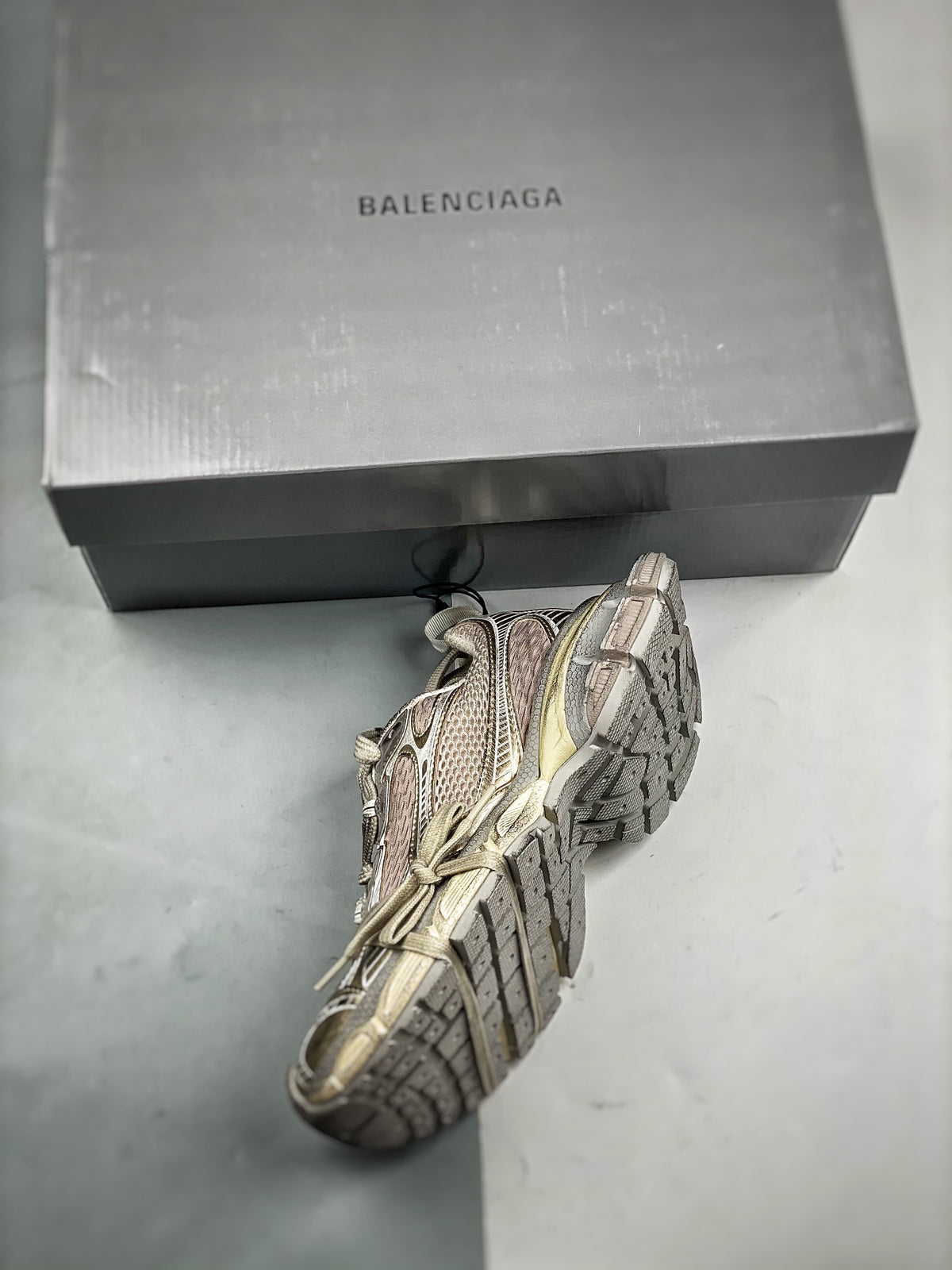 Sneakers 3XL 'Beige Délavé'