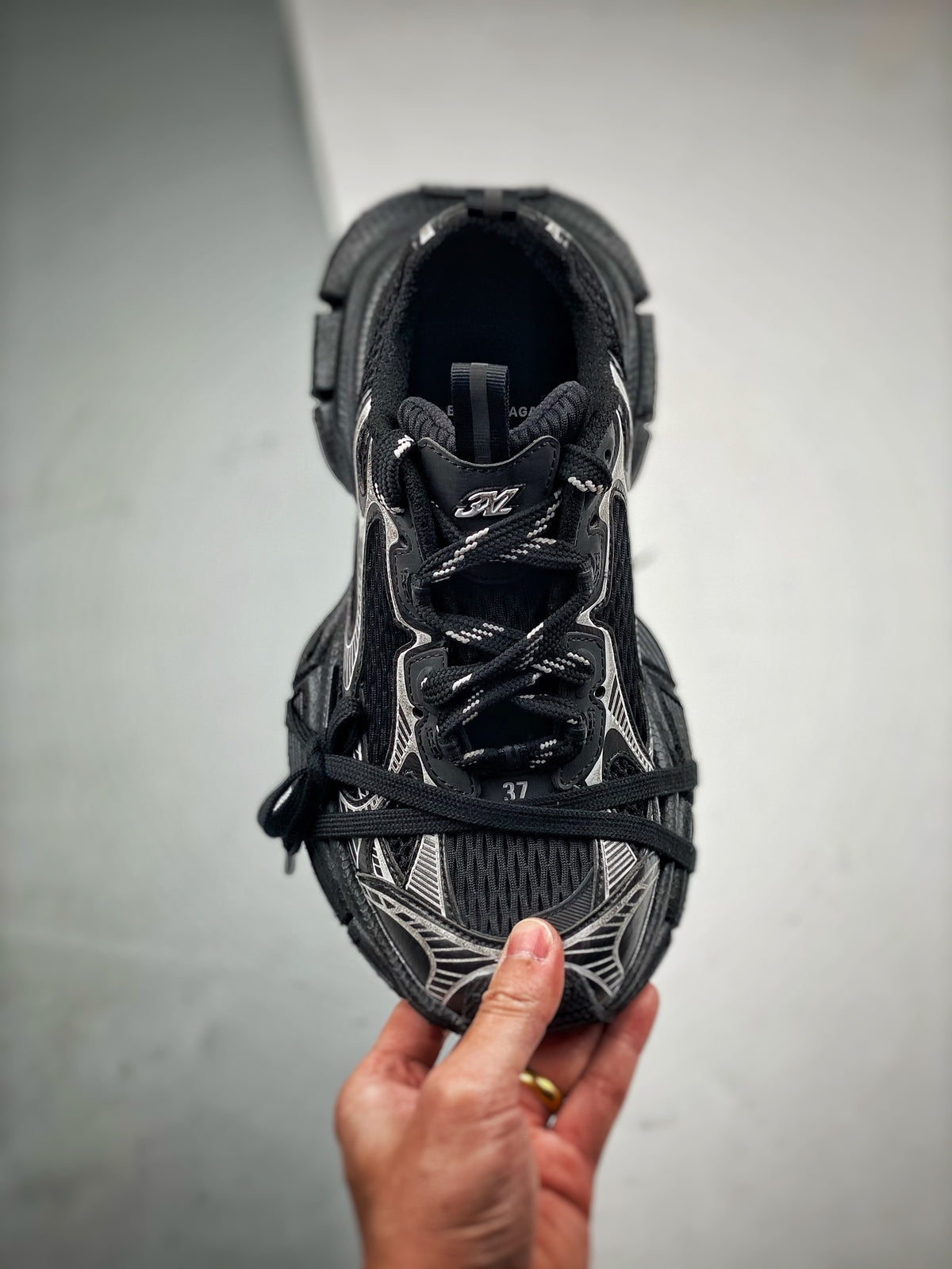 Sneakers 3XL 'Noir Argent'