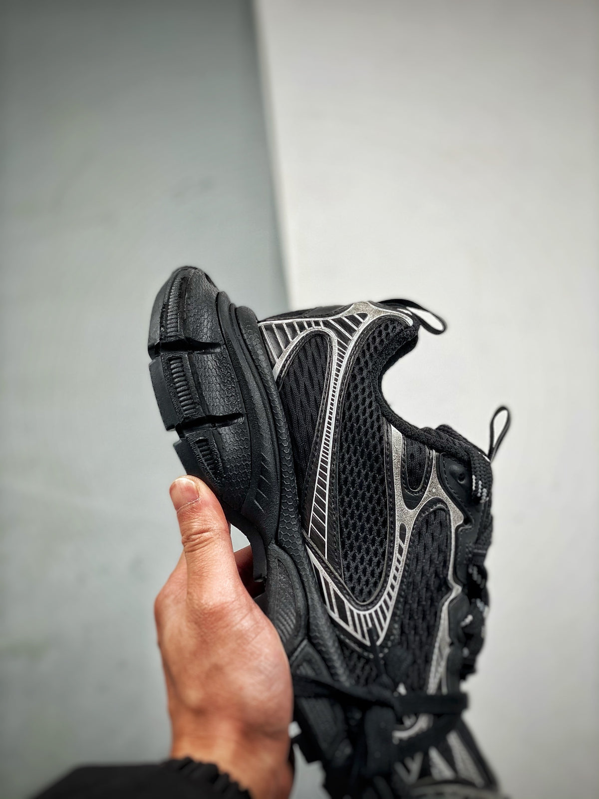 Sneakers 3XL 'Noir Argent'