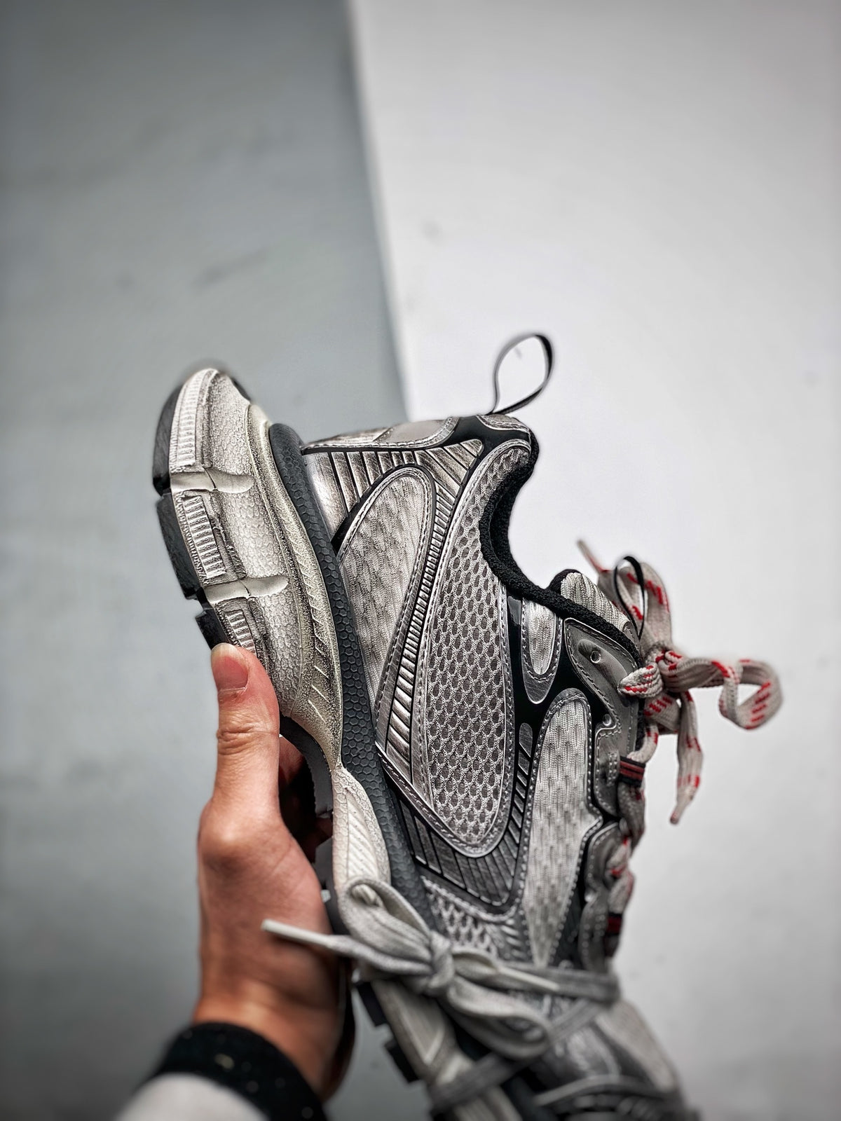 Sneakers 3XL 'Gris Argent Rose'