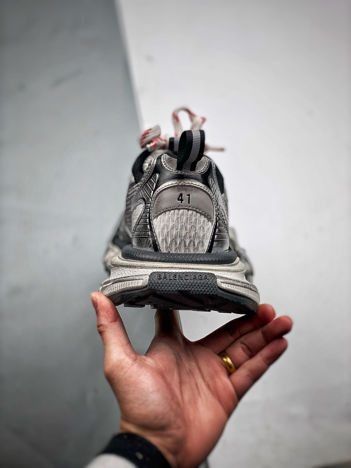 Sneakers 3XL 'Gris Argent Rose'