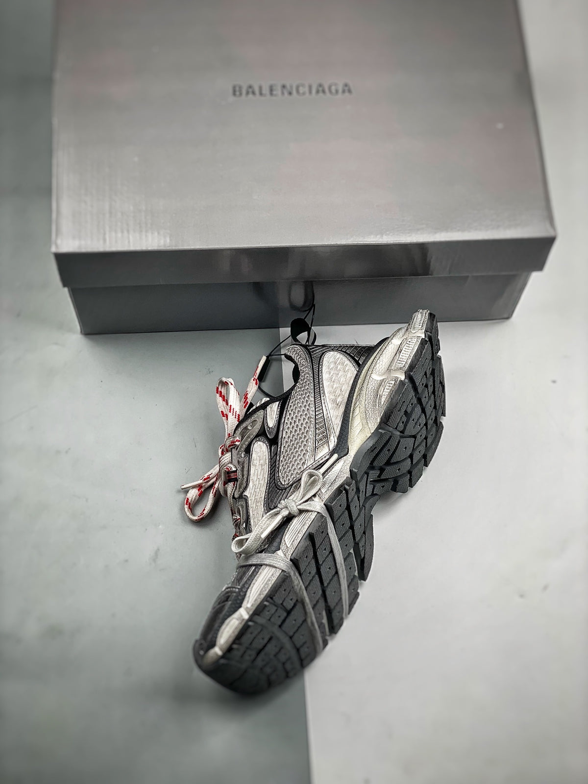 Sneakers 3XL 'Gris Argent Rose'
