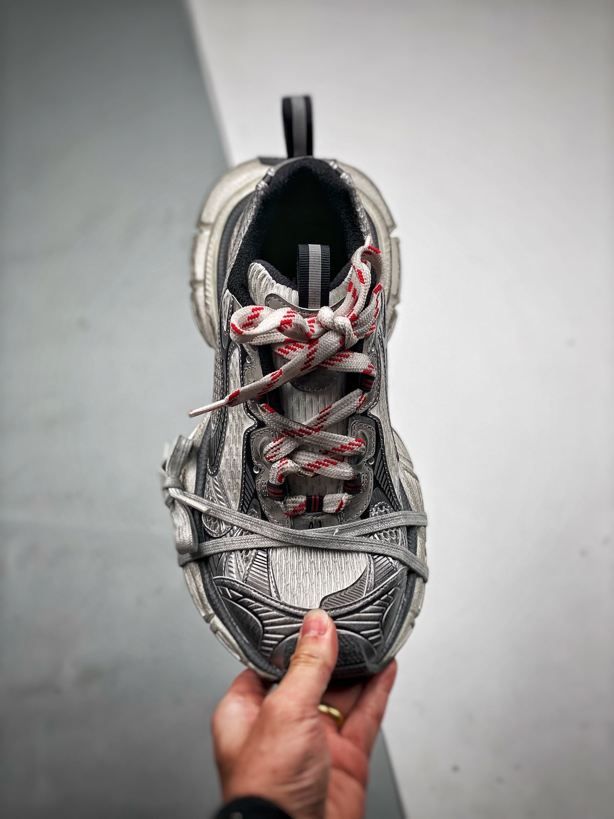 Sneakers 3XL 'Gris Argent Rose'