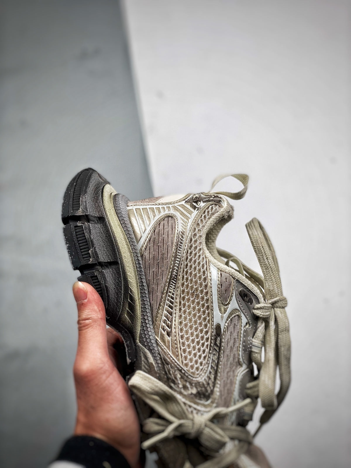 Sneakers 3XL Mud 'Beige Gris Délavé'