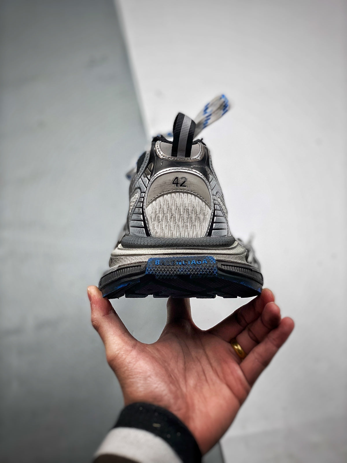 Sneakers 3XL Mud 'Gris Bleu Marine'