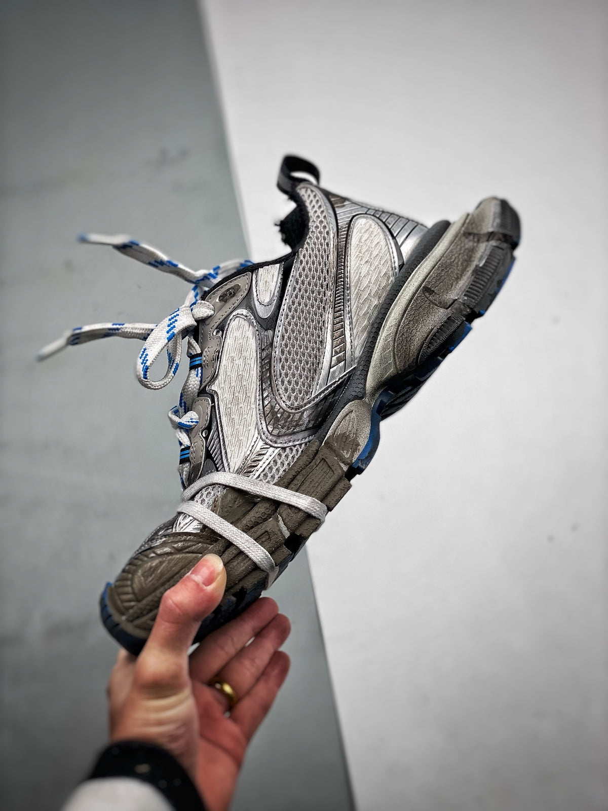 Sneakers 3XL Mud 'Gris Bleu Marine'