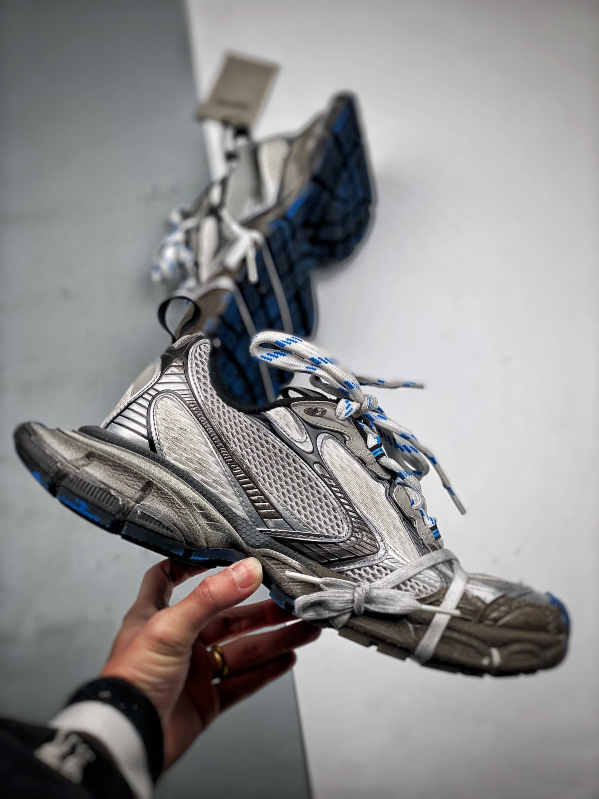 Sneakers 3XL Mud 'Gris Bleu Marine'
