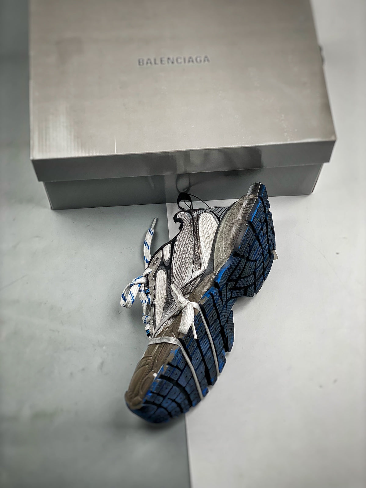 Sneakers 3XL Mud 'Gris Bleu Marine'