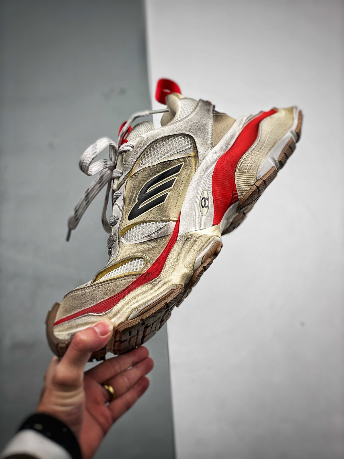 Sneakers Cargo 'Blanc Rouge'