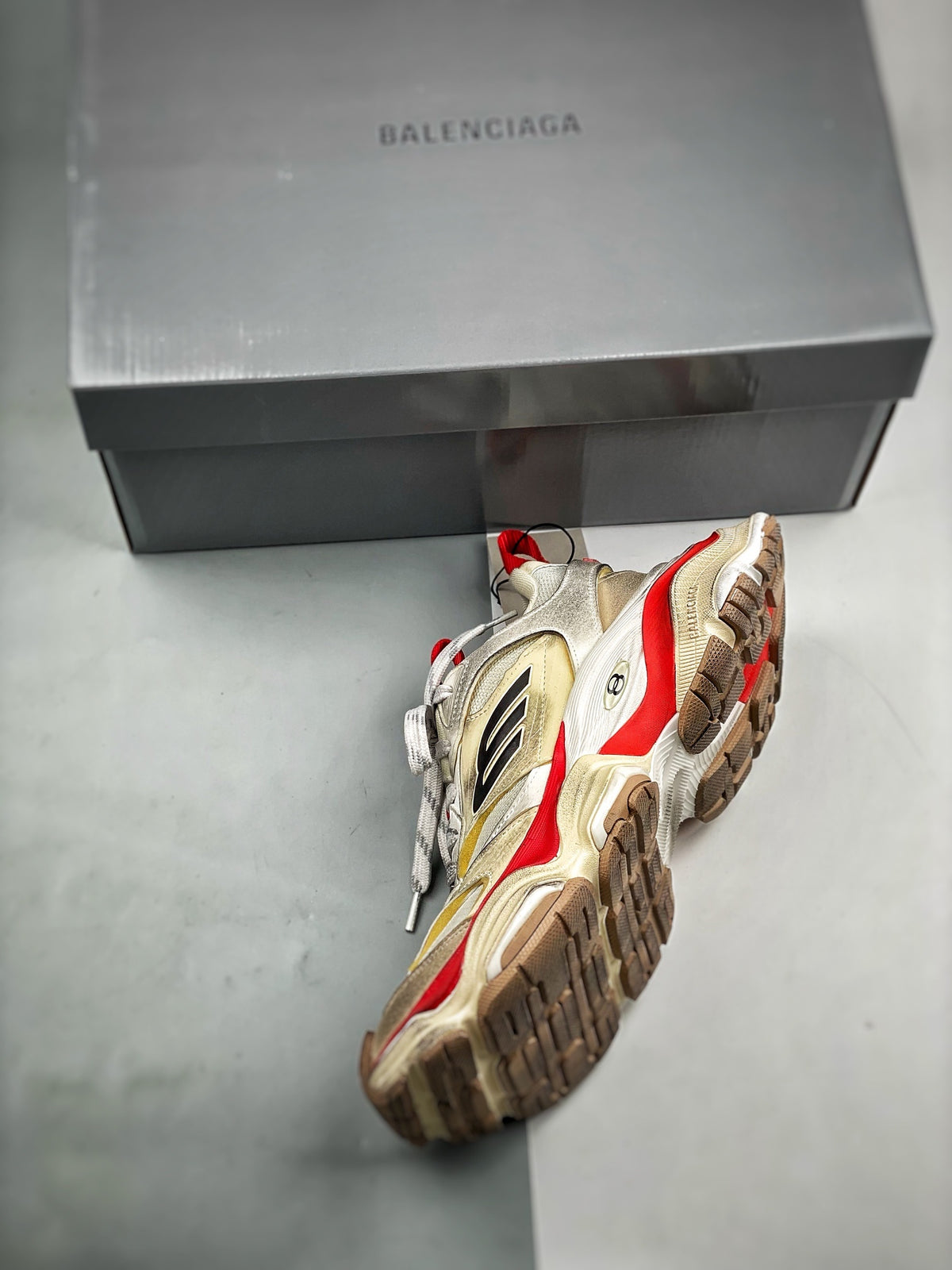 Sneakers Cargo 'Blanc Rouge'