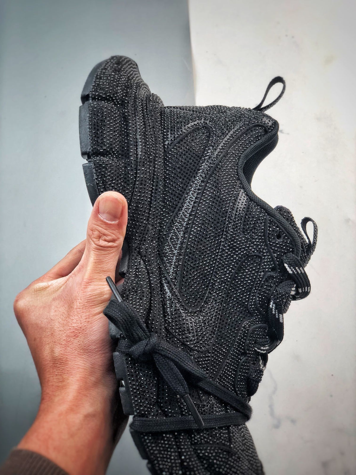 Sneakers 3XL Strass 'Noir'