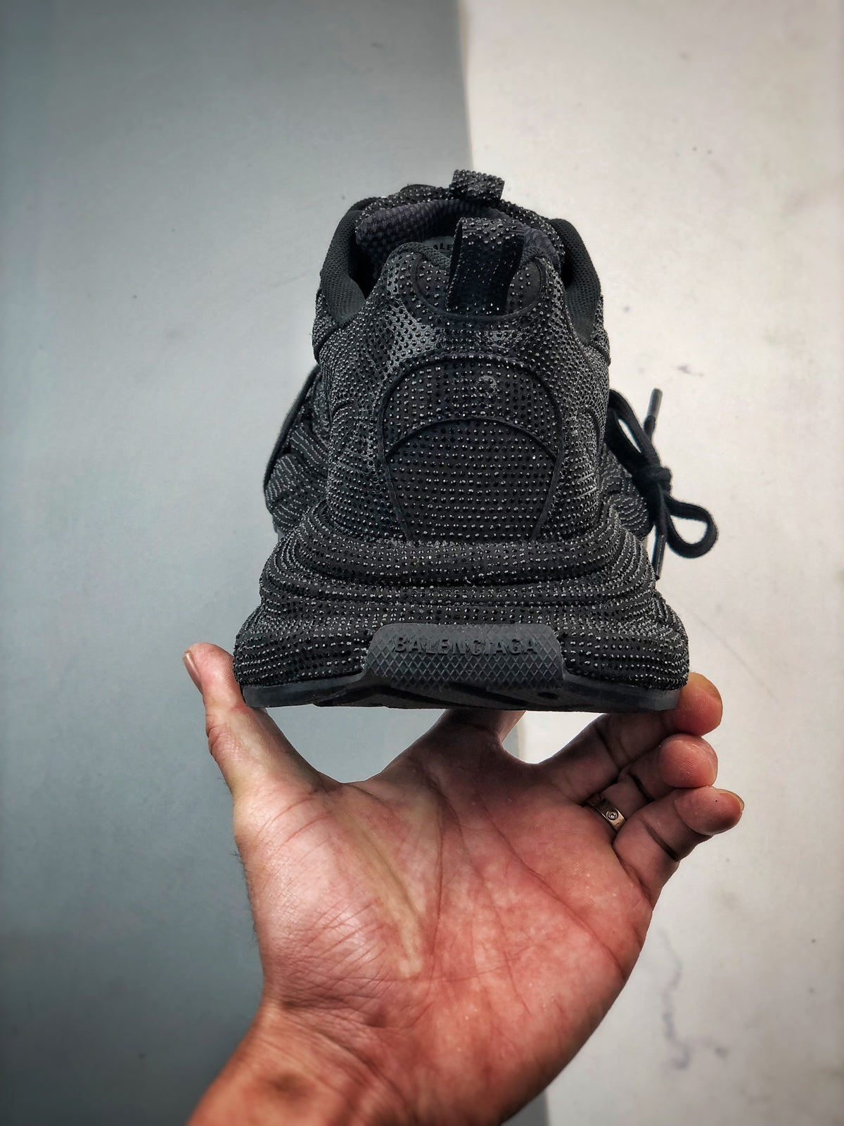 Sneakers 3XL Strass 'Noir'