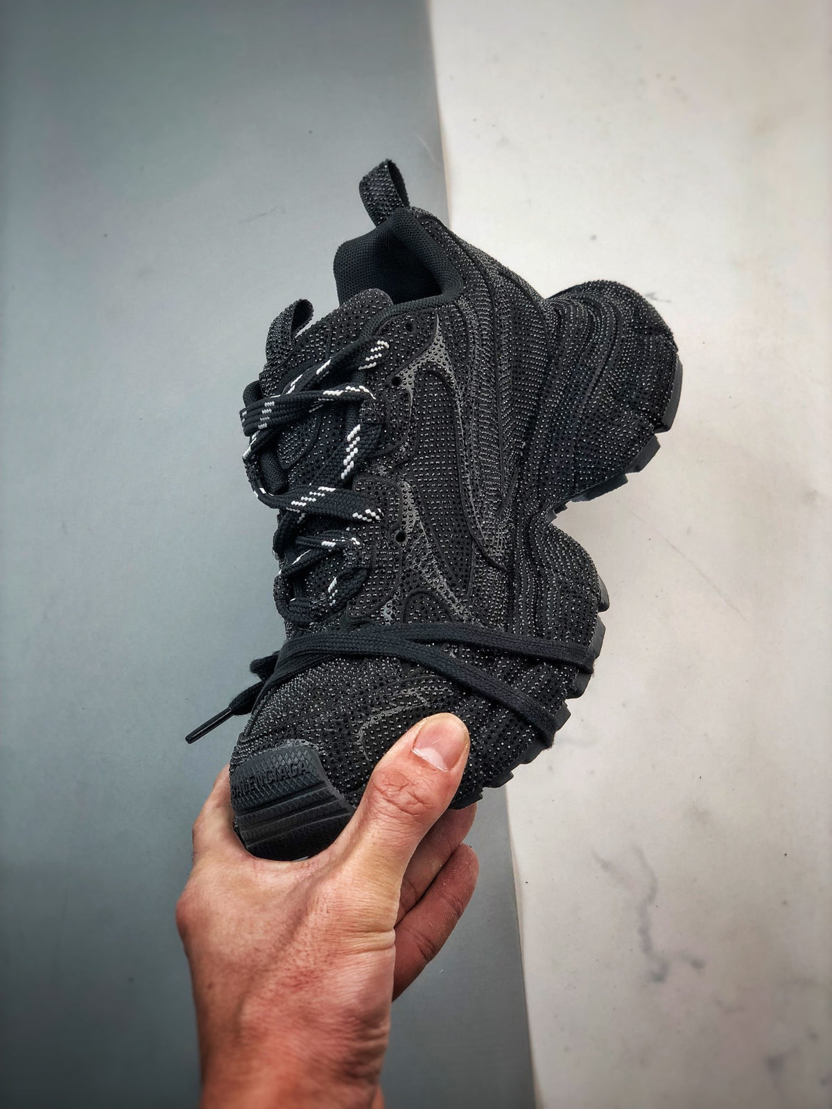 Sneakers 3XL Strass 'Noir'