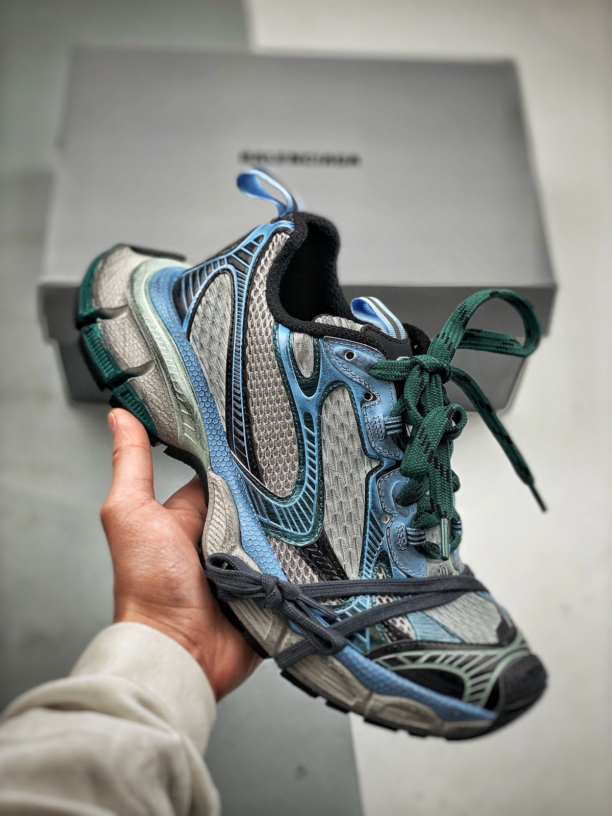 Sneakers 3XL 'Gris Bleu'
