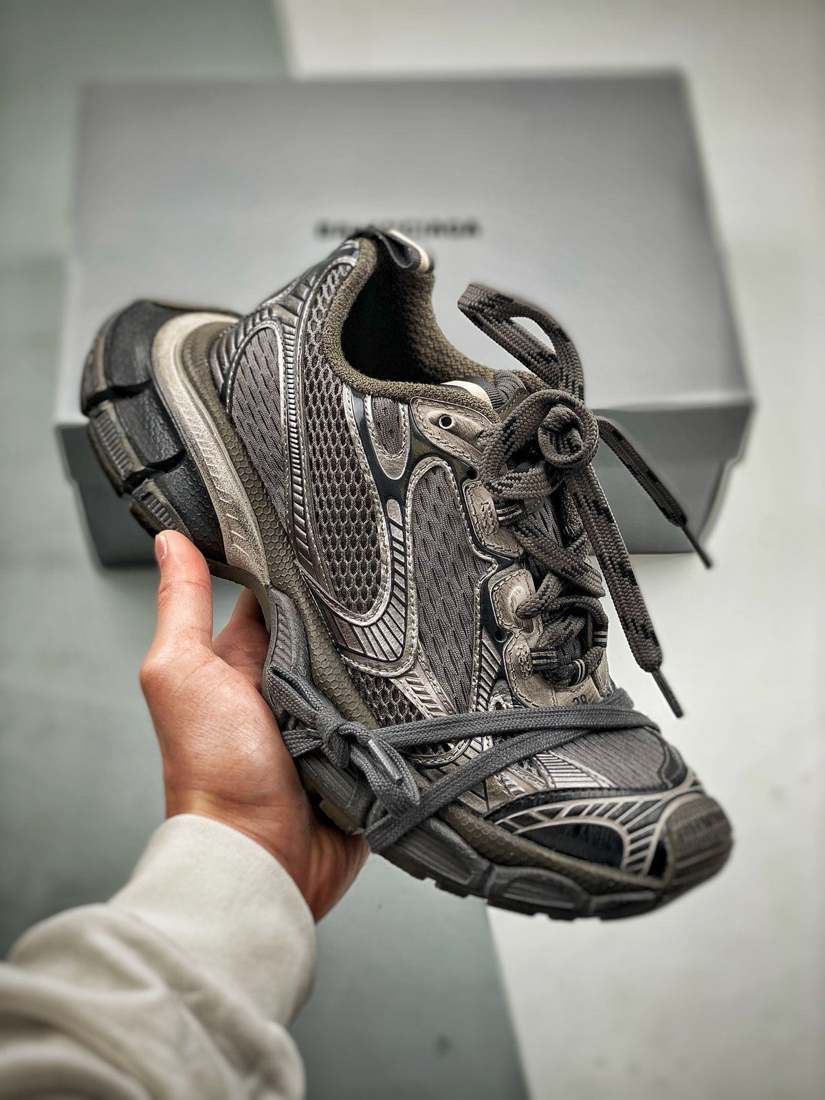 Sneakers 3XL 'Gris Foncé'