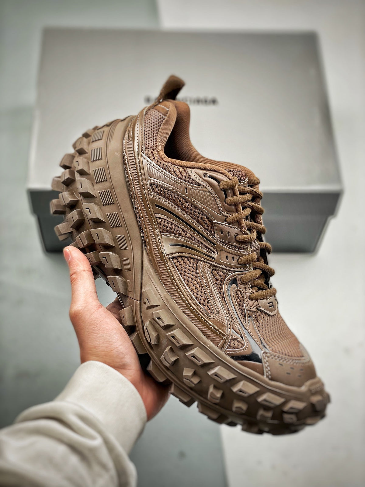 Sneakers Defender 'Marron'